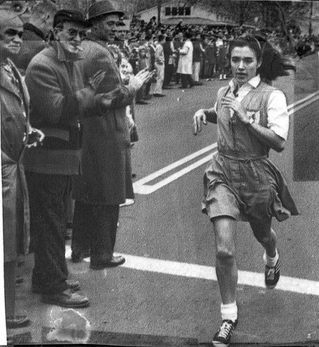 Julia challenges the "no girls allowed" policy for long-distance running!